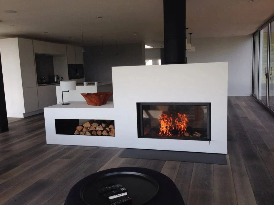Stuv America Inc. Stûv 21 Wood-Burning Fireplace (21.2-125 Double Face) 10210705 Fireplace Finished - Wood