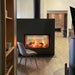Stuv America Inc. Stûv 21 Wood-Burning Fireplace (21.2-125 Double Face) 10210705 Fireplace Finished - Wood