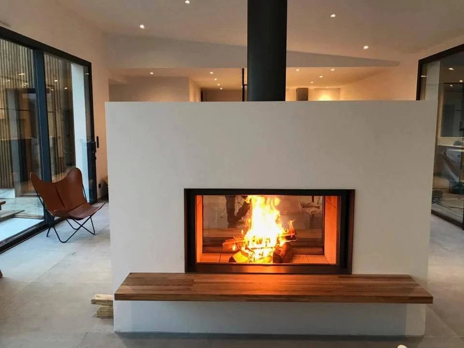 Stuv America Inc. Stûv 21 Wood-Burning Fireplace (21.2-125 Double Face) 10210705 Fireplace Finished - Wood