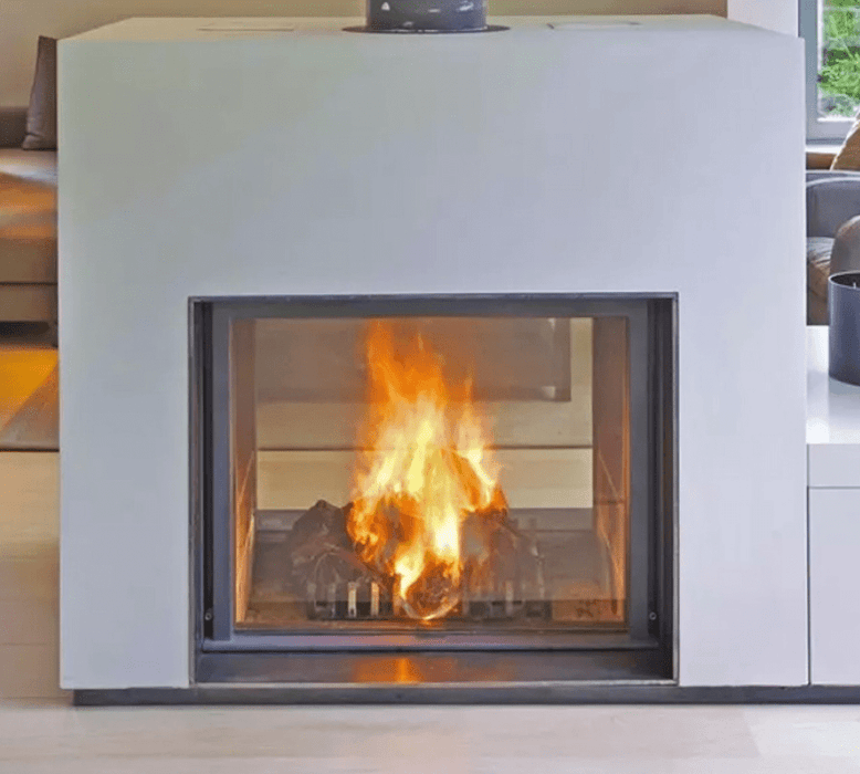 Stuv America Inc. Stûv 21 Wood-Burning Fireplace (21.2-85 Double Face) 10210505 Fireplace Finished - Wood
