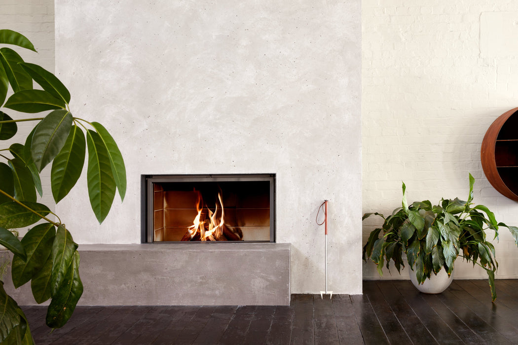Stuv America Inc. Stûv 21 Wood-Burning Fireplace (21.2-85) FW1002102301 Fireplace Finished - Wood