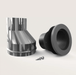 Stuv America Inc. Stûv Outside Air Intake Connector (Stûv 16-in / 16-Z) - AW1200200500 AW1200200500 Fireplace Accessories