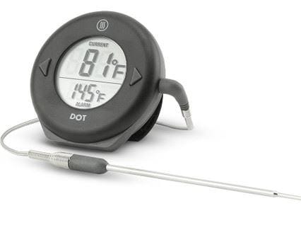 Thermoworks Thermoworks DOT Simple Alarm Thermometer - TX1200 Black TX1200-BK Barbecue Accessories