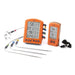 Thermoworks ThermoWorks Smoke X4 Long-Range Remote BBQ Alarm Thermometer Orange TX-1800-OR Barbecue Accessories
