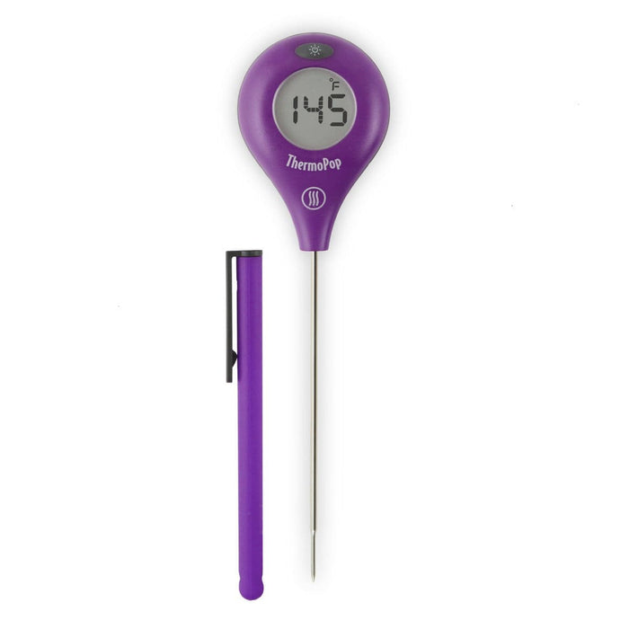 Thermoworks Thermoworks Thermopop Black Thermometer Purple TX3100PU Barbecue Accessories