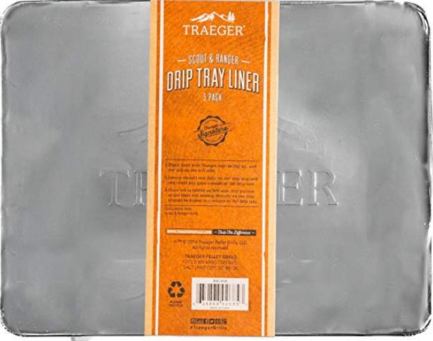 Traeger Canada Traeger Drip Tray Liners (Ranger - 5 Pack) - BAC571 BAC571 Barbecue Accessories