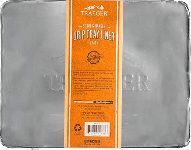 Traeger Canada Traeger Drip Tray Liners (Ranger - 5 Pack) - BAC571 BAC571 Barbecue Accessories 634868932397