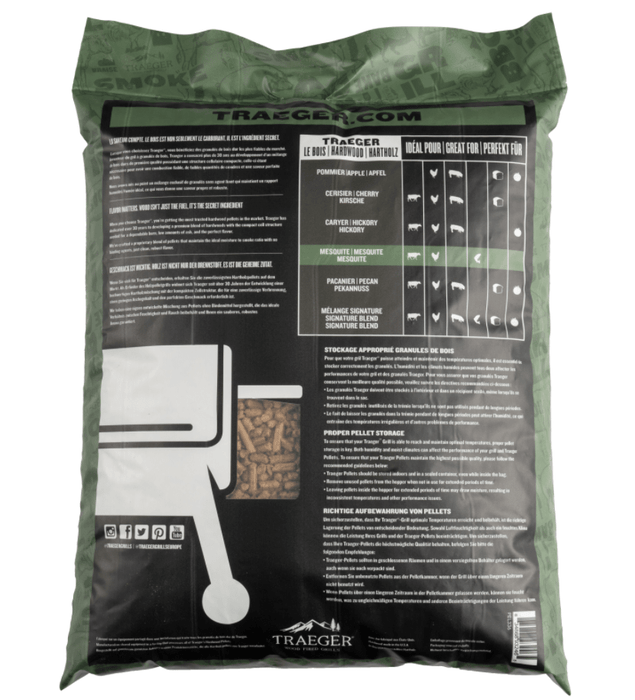 Traeger Canada Traeger Mesquite Pellets (20 lb.) - PEL336 PEL336 Barbecue Accessories - Pellet