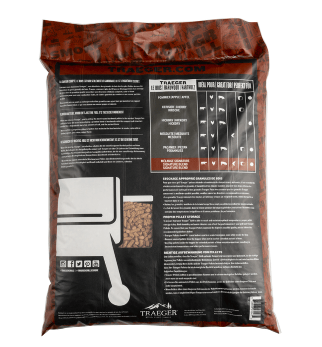 Traeger Canada Traeger Signature Blend Pellets (20 lb.) - PEL337 PEL337 Barbecue Accessories - Pellet