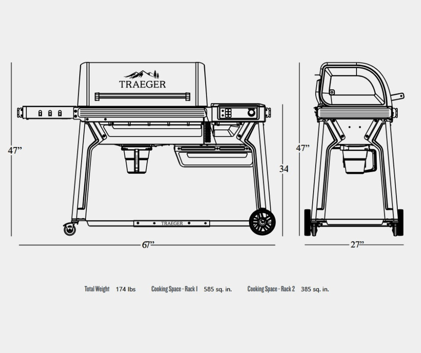Traeger Canada Traeger Woodridge Pro Pellet Grill - TFB97JLH TFB97JLH Barbecue Finished - Pellet 634868947971