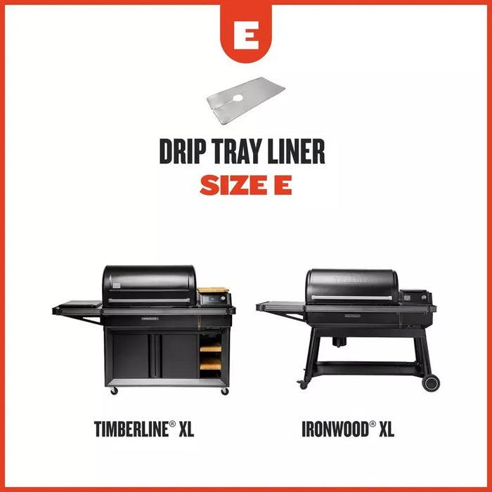 Traeger Canada Trager Drip Tray Liner (Size E - 8 Pack) - BAC607 BAC607 Barbecue Accessories 634868935008