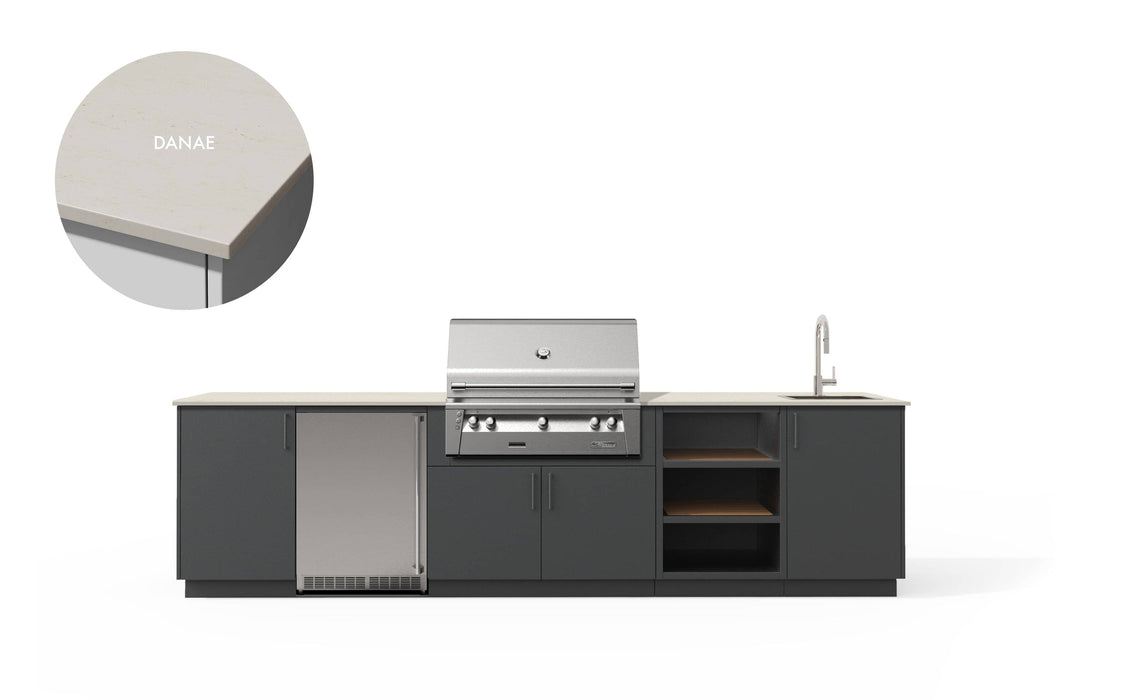 Urban Bonfire Urban Bonfire Breeze 36 Outdoor Kitchen Anthracite / Danae C-BREEZE36-AN-DANAE Barbecue Finished - Gas