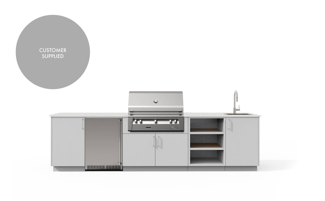 Urban Bonfire Urban Bonfire Breeze 36 Outdoor Kitchen Chantilly / I will supply my own countertop C-BREEZE36-CH Barbecue Finished - Gas