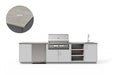Urban Bonfire Urban Bonfire Breeze 36 Outdoor Kitchen Chantilly / Keon C-BREEZE36-CH-KEON Barbecue Finished - Gas