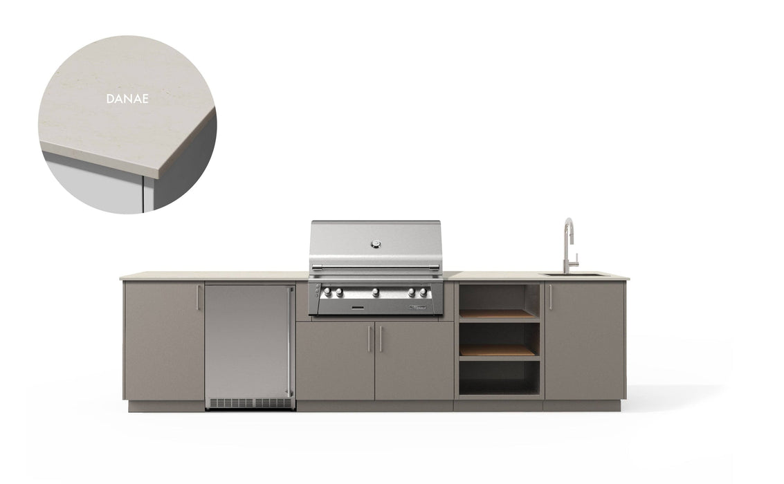 Urban Bonfire Urban Bonfire Breeze 36 Outdoor Kitchen Clay / Danae C-BREEZE36-CL-DANAE Barbecue Finished - Gas