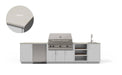 Urban Bonfire Urban Bonfire Breeze 42 Outdoor Kitchen Chantilly / Danae C-BREEZE42-CH-DANAE Barbecue Finished - Gas