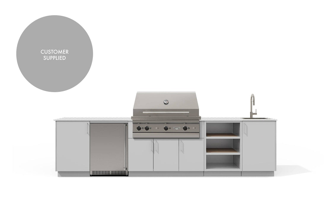Urban Bonfire Urban Bonfire Breeze 42 Outdoor Kitchen Chantilly / I will supply my own countertop C-BREEZE42-CH Barbecue Finished - Gas
