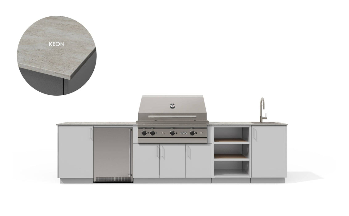 Urban Bonfire Urban Bonfire Breeze 42 Outdoor Kitchen Chantilly / Keon C-BREEZE42-CH-KEON Barbecue Finished - Gas