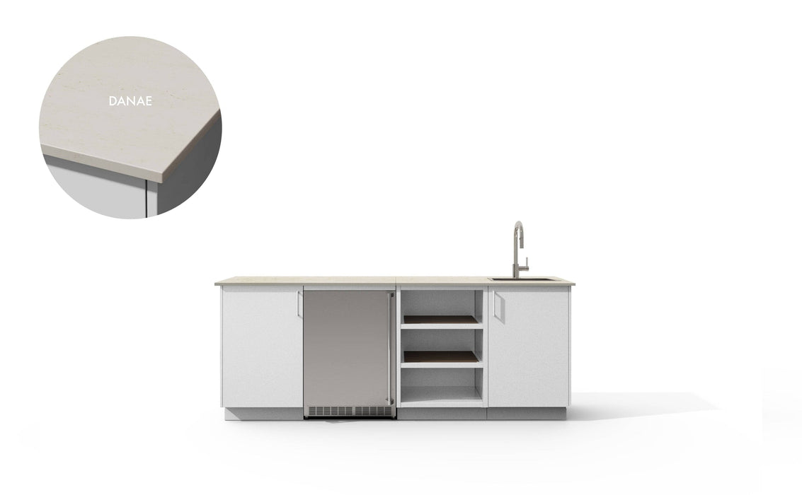 Urban Bonfire Urban Bonfire Celeste Outdoor Kitchen Anthracite / Danae C-CELESTE-AN-DANAE Barbecue Finished - Gas