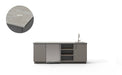 Urban Bonfire Urban Bonfire Celeste Outdoor Kitchen Clay / Keon C-CELESTE-CL-KEON Barbecue Finished - Gas