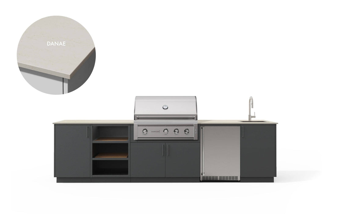 Urban Bonfire Urban Bonfire Cirrus 36 Outdoor Kitchen Anthracite / Danae C-CIRRUS36-AN-DANAE Barbecue Finished - Gas