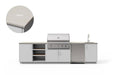 Urban Bonfire Urban Bonfire Cirrus 36 Outdoor Kitchen Chantilly / Danae C-CIRRUS36-CH-DANAE Barbecue Finished - Gas