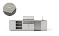 Urban Bonfire Urban Bonfire Cirrus 36 Outdoor Kitchen Chantilly / Keon C-CIRRUS36-CH-KEON Barbecue Finished - Gas