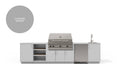 Urban Bonfire Urban Bonfire Cirrus 42 Outdoor Kitchen Chantilly / I will supply my own countertop C-CIRRUS42-CH Barbecue Finished - Gas
