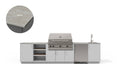 Urban Bonfire Urban Bonfire Cirrus 42 Outdoor Kitchen Chantilly / Keon C-CIRRUS42-CH-KEON Barbecue Finished - Gas