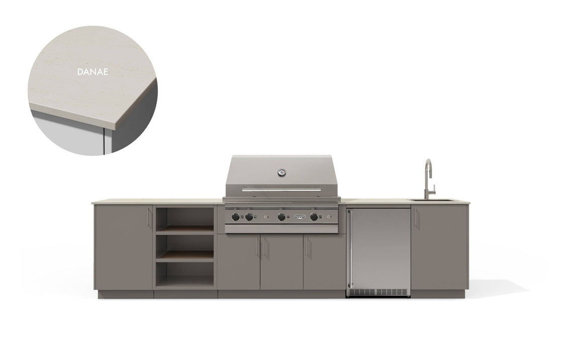 Urban Bonfire Urban Bonfire Cirrus 42 Outdoor Kitchen Clay / Danae C-CIRRUS42-CL-DANAE Barbecue Finished - Gas