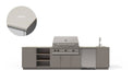 Urban Bonfire Urban Bonfire Cirrus 42 Outdoor Kitchen Clay / Danae C-CIRRUS42-CL-DANAE Barbecue Finished - Gas