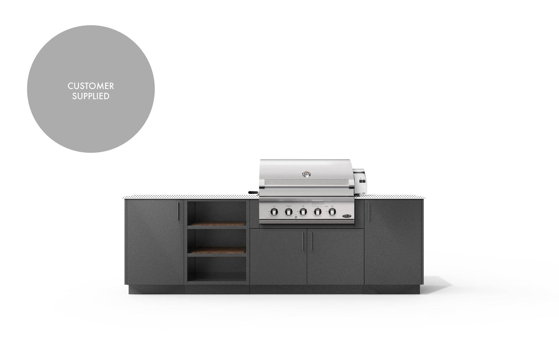 Urban Bonfire Urban Bonfire Dawn 36 Outdoor Kitchen Anthracite / I will supply my own countertop C-DAWN36-AN Barbecue Finished - Gas