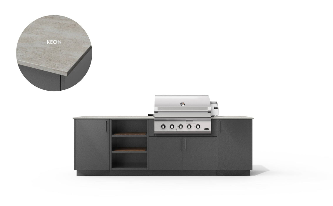 Urban Bonfire Urban Bonfire Dawn 36 Outdoor Kitchen Anthracite / Keon C-DAWN36-AN-KEON Barbecue Finished - Gas