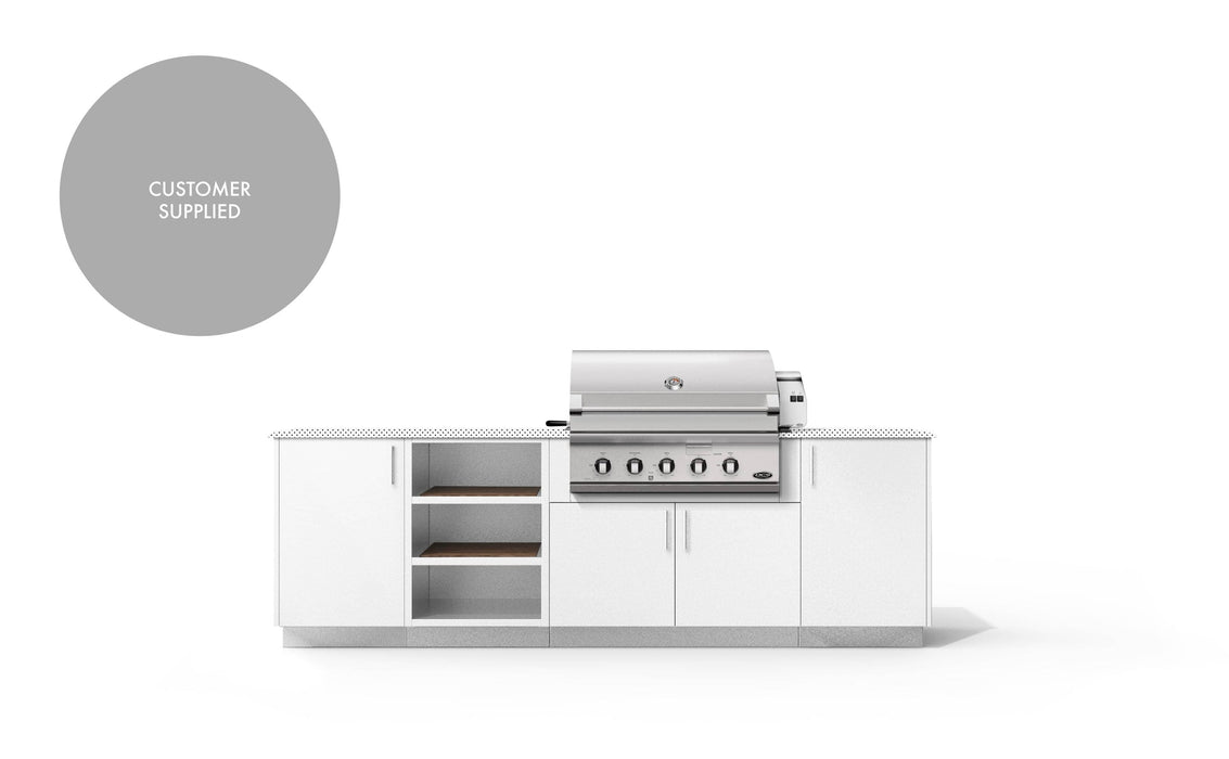 Urban Bonfire Urban Bonfire Dawn 36 Outdoor Kitchen Chantilly / I will supply my own countertop C-DAWN36-CH Barbecue Finished - Gas