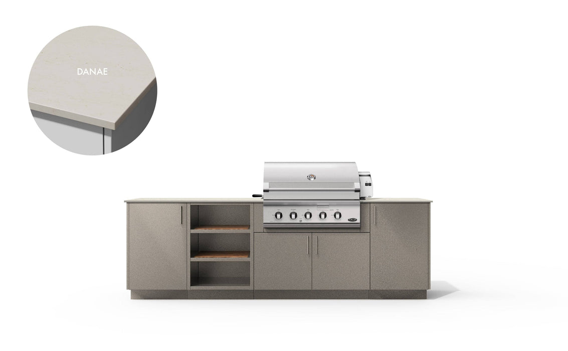 Urban Bonfire Urban Bonfire Dawn 36 Outdoor Kitchen Clay / Danae C-DAWN36-CL-DANAE Barbecue Finished - Gas