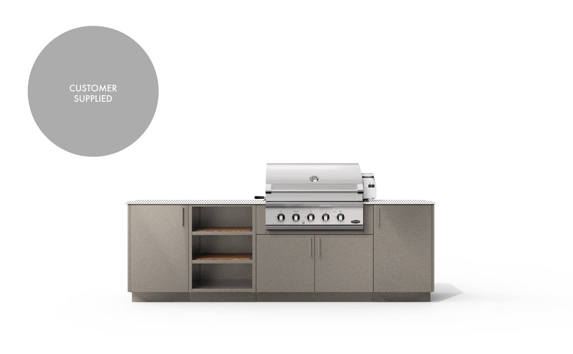 Urban Bonfire Urban Bonfire Dawn 36 Outdoor Kitchen Clay / I will supply my own countertop C-DAWN36-CL Barbecue Finished - Gas