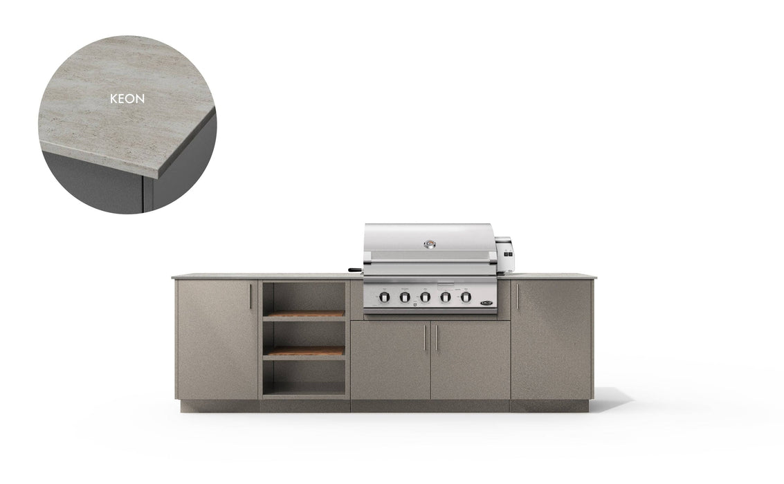 Urban Bonfire Urban Bonfire Dawn 36 Outdoor Kitchen Clay / Keon C-DAWN36-CL-KEON Barbecue Finished - Gas