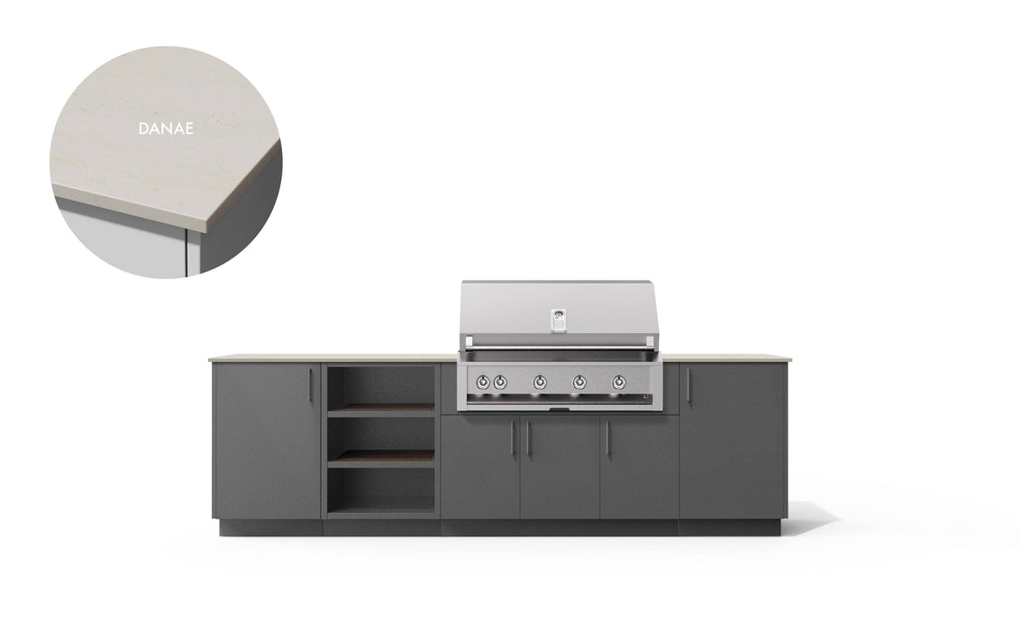 Urban Bonfire Urban Bonfire Dawn 42 Outdoor Kitchen Anthracite / Danae C-DAWN42-AN-DANAE Barbecue Finished - Gas