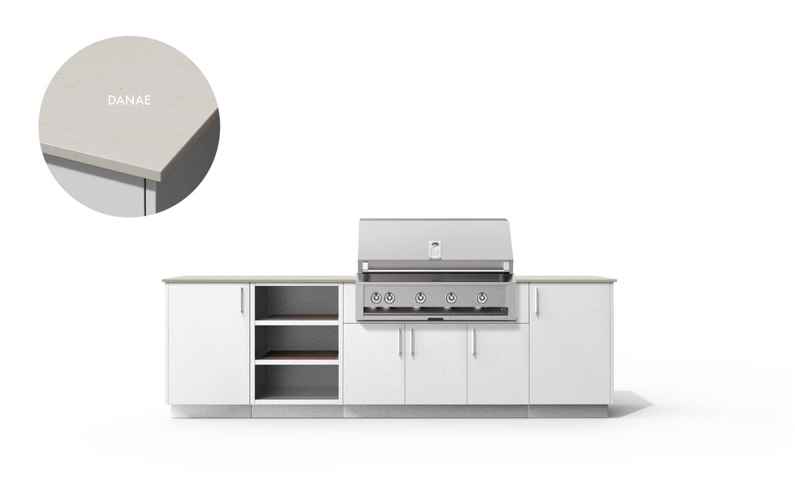 Urban Bonfire Urban Bonfire Dawn 42 Outdoor Kitchen Chantilly / Danae C-DAWN42-CH-DANAE Barbecue Finished - Gas
