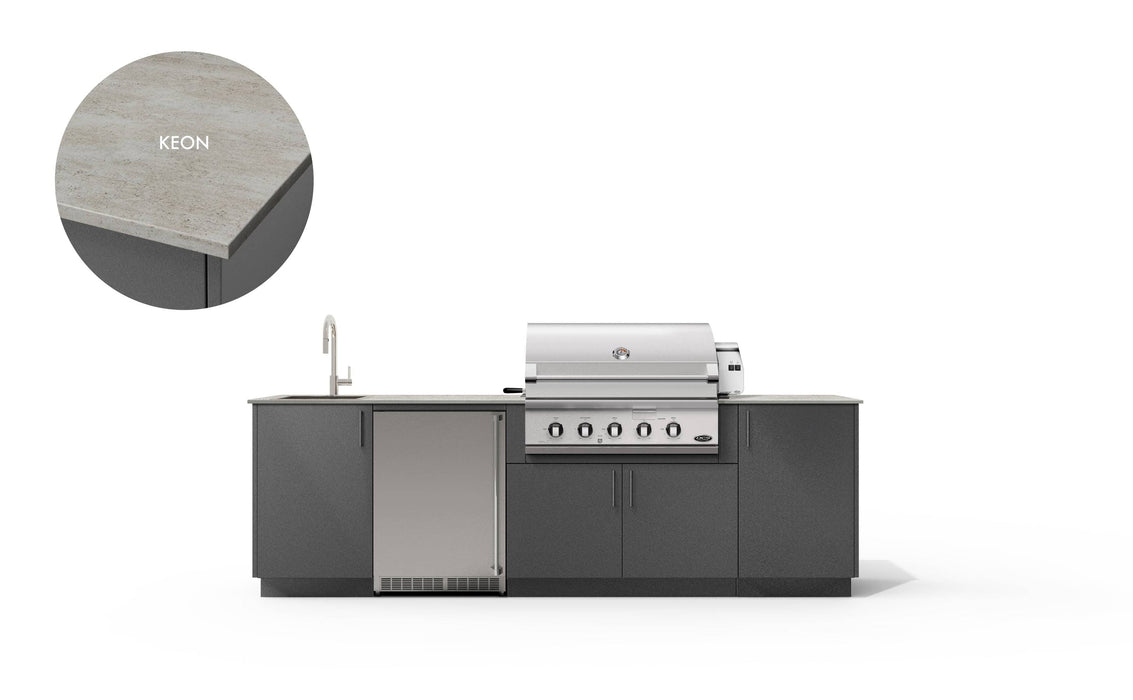 Urban Bonfire Urban Bonfire Dew 36 Outdoor Kitchen Anthracite / Keon C-DEW36-AN-KEON Barbecue Finished - Gas