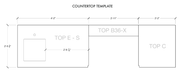 Urban Bonfire Urban Bonfire Dew 36 Outdoor Kitchen Barbecue Finished - Gas