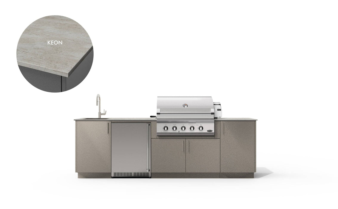 Urban Bonfire Urban Bonfire Dew 36 Outdoor Kitchen Clay / Keon C-DEW36-CL-KEON Barbecue Finished - Gas