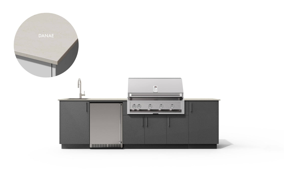 Urban Bonfire Urban Bonfire Dew 42 Outdoor Kitchen Anthracite / Danae C-DEW42-AN-DANAE Barbecue Finished - Gas