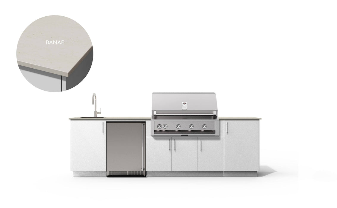 Urban Bonfire Urban Bonfire Dew 42 Outdoor Kitchen Chantilly / Danae C-DEW42-CH-DANAE Barbecue Finished - Gas