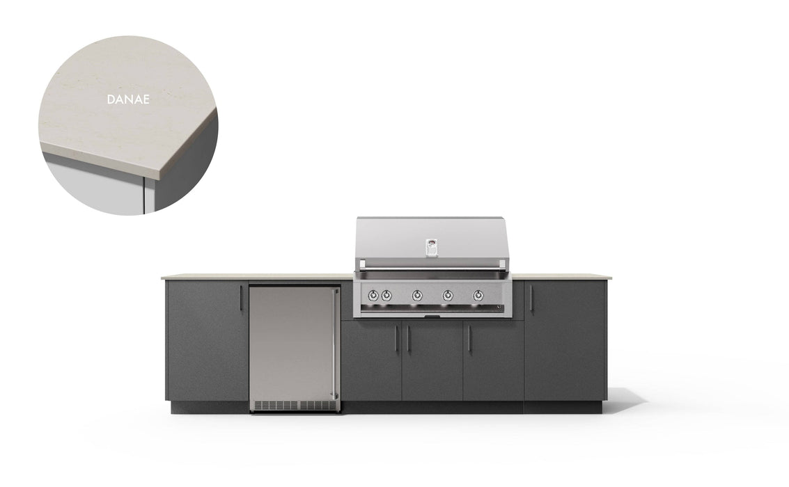 Urban Bonfire Urban Bonfire Dusk 42 Outdoor Kitchen Anthracite / Danae C-DUSK42-AN-DANAE Barbecue Finished - Gas