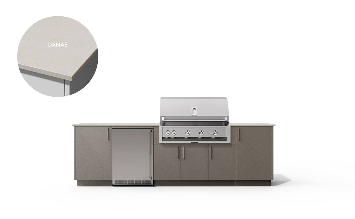 Urban Bonfire Urban Bonfire Dusk 42 Outdoor Kitchen Clay / Danae C-DUSK42-CL-DANAE Barbecue Finished - Gas