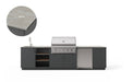 Urban Bonfire Urban Bonfire Eclipse 36 Outdoor Kitchen Anthracite / Keon C-ECLIPSE36-AN-KEON Barbecue Finished - Gas