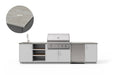 Urban Bonfire Urban Bonfire Eclipse 36 Outdoor Kitchen Chantilly / Keon C-ECLIPSE36-CH-KEON Barbecue Finished - Gas
