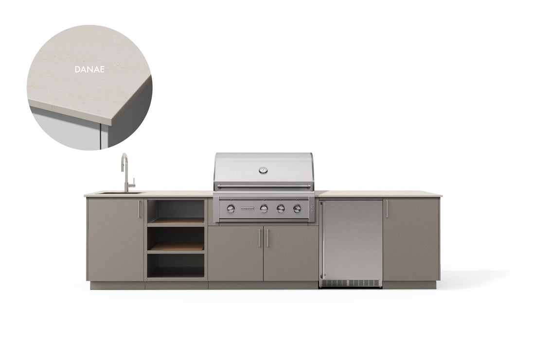 Urban Bonfire Urban Bonfire Eclipse 36 Outdoor Kitchen Clay / Danae C-ECLIPSE36-CL-DANAE Barbecue Finished - Gas