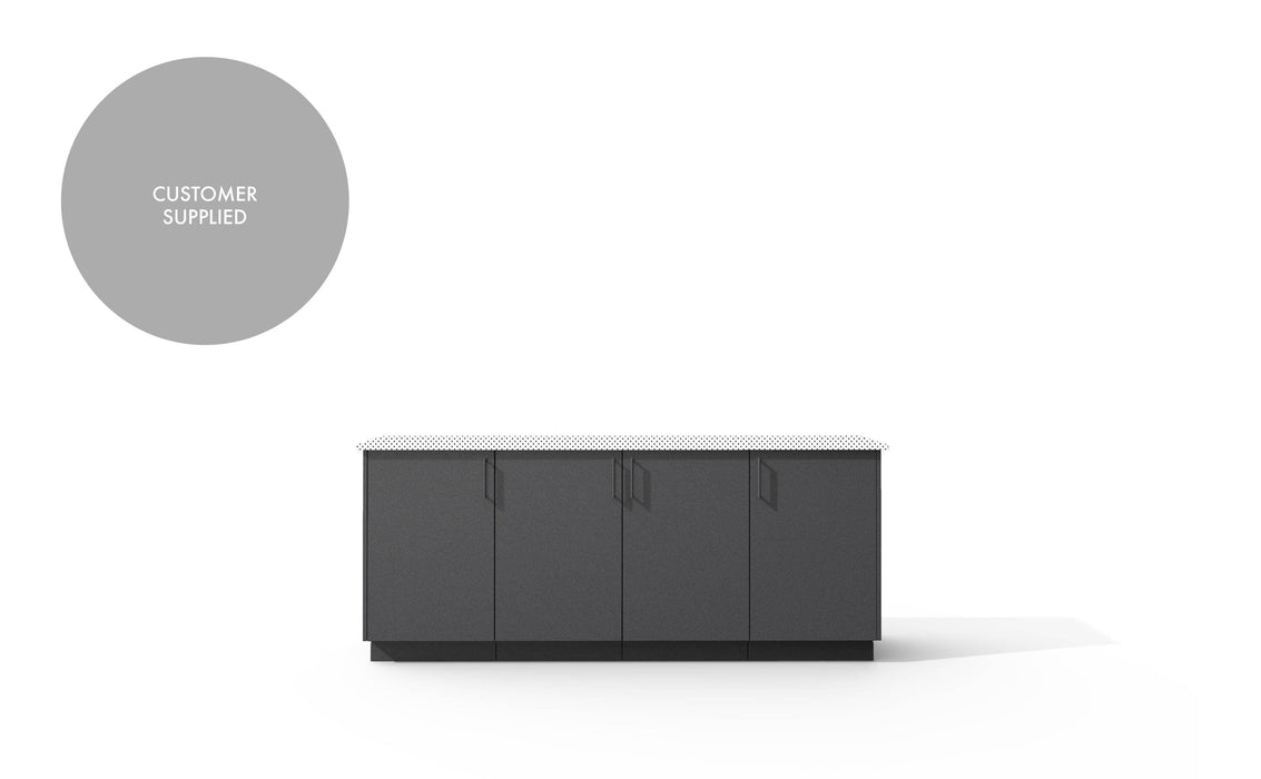Urban Bonfire Urban Bonfire Equinox Outdoor Kitchen Anthracite / I will supply my own countertop C-EQUINOX-AN Barbecue Finished - Gas